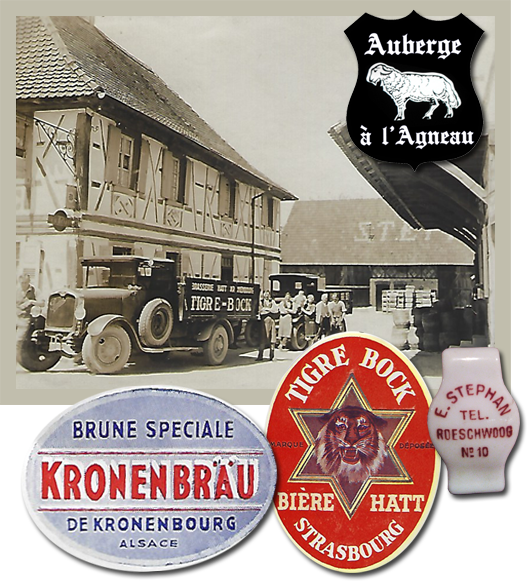 Vue d'archive historique de l'auberge